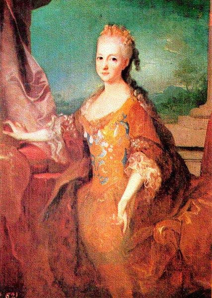 Portrait of Louise elisabeth d